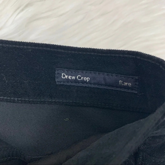 Citizens Of Humanity Drew Crop Flare Velvet Pants Midnight Black Women’s 26 - Picture 8 of 13